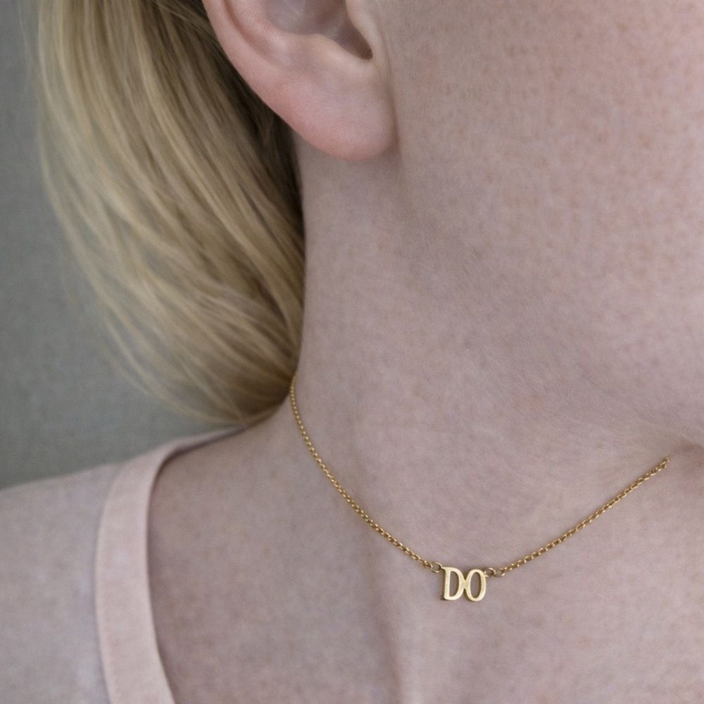 Gold 'DO' Necklace